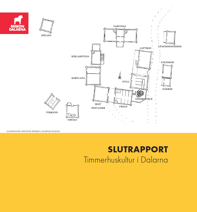 Omslag Slutrapport - Timmerhuskultur i Dalarna