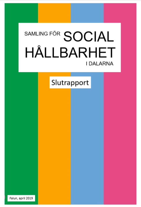 Omslag rapport Samling för social hållbarhet