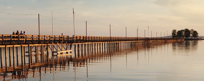 Långbryggan i Rättvik