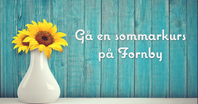 Gul blomma i vas