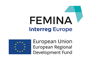Feminina interreg europe logotyp