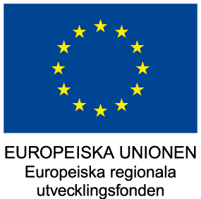 Logotyp för Europeiska regionala utvecklingsfonden
