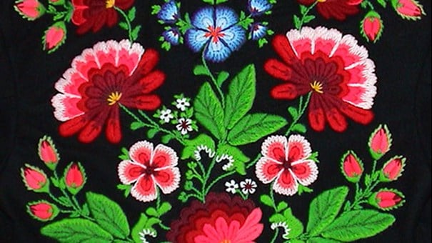 broderat från Dala Floda