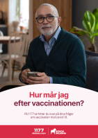 Affisch Hur mår jag efter vaccinationen?