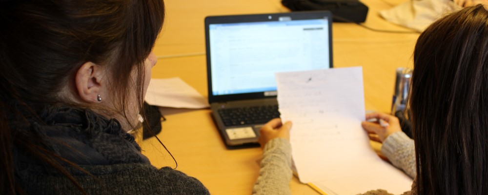 Lärare och student Lärare och student