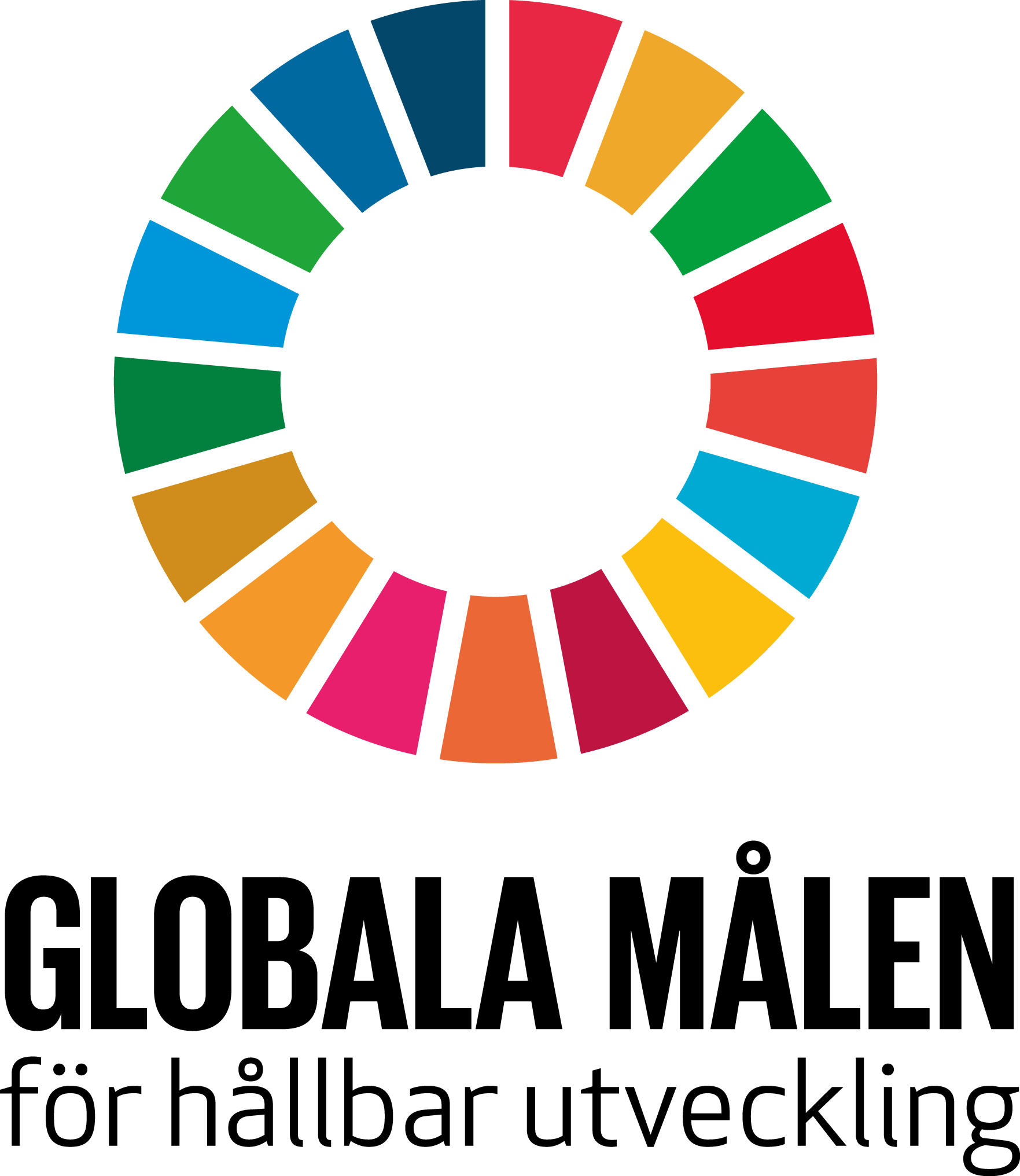 Logotyp Globala målen för hållbar utveckling