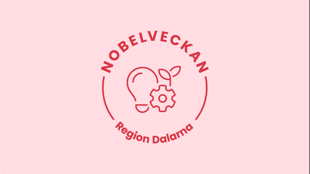 Logotyp för Nobelveckan. Illustration. 
