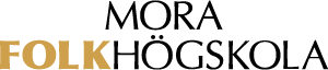 Mora folkhögskola logotyp, länk till Mora folkhögskola