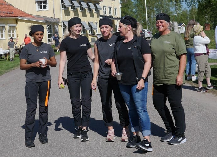 Delar av vårt service team på öppet hus