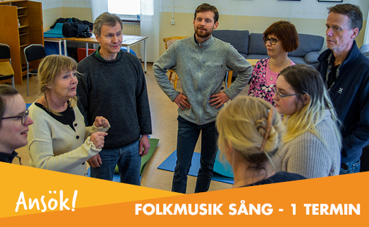 En grupp människor som sjunger