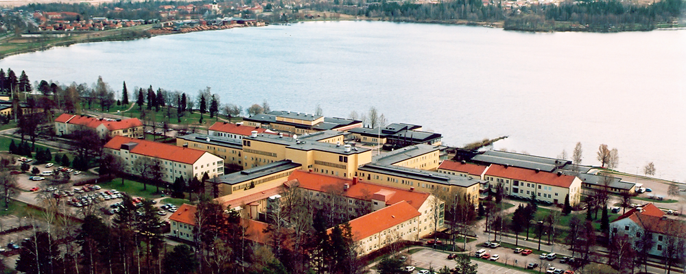 Bild på sjukhusområdet.